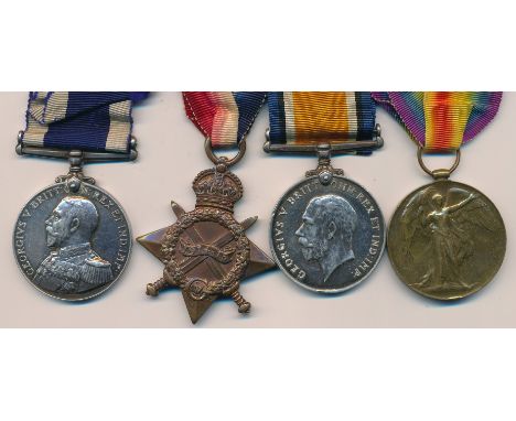 First World War – G. Pither – First World War Medal group awarded to G. Pither to include; 1914-15 Star Trio awarded to J. 24