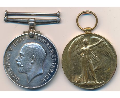 First World War – Reginald Cassey - First World War British War Medal &amp; Victory Medal pair awarded to A-357939 PTE. R. CA