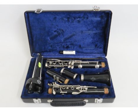 A cased French Crampon & Cie Buffet clarinet 