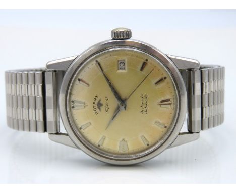 A Rotary Super 41 Rotamatic gents wristwatch, 34mm case, running 