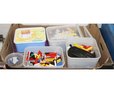 Mixed vintage Lego, marbles and Britains Detail plastic figures to include farming and Indian interest