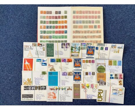 Stamp Album to Include G.B, 19th &amp; Early 20th Century + Over 100 First Day Covers. 