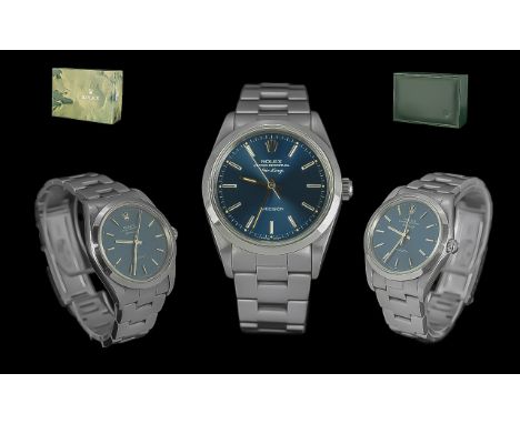 Rolex - Oyster Perpetual ' Air King ' Precision Gents Steel Cased Wrist Watch. c.1960's. Number to Lug 557B, Rolex Model 1500