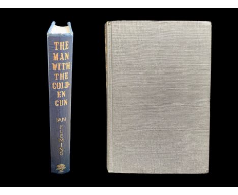 James Bond Interest - 'The Man With The Golden Gun' by Ian Fleming, first edition 1965.  Black cover.