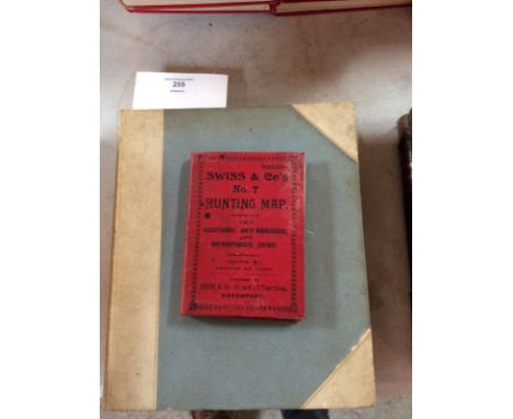 John Guille Millais, "The Wildfowler in Scotland" London [1901], 4to, half velum; two other sporting books and a hunting map,