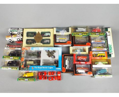 Corgi, Solido, Dinky, EFE and Others - In excess of 20 predominantly boxed diecast and plastic model vehicles. Lot includes E