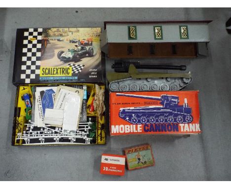 Scalextric, Kleeware and Others - A mixed lot containing a boxed Scalextric GP 33 set in Playworn condition in an Excellent b