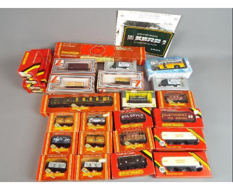 Hornby, Wrenn Lima - Approximately 20 boxed OO gauge items of rolling stock and model railway accessories, diecast and railwa