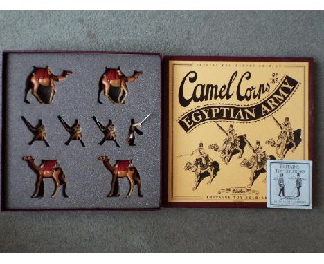Britains - a boxed Special Collectors Edition, Camel Corps of the Egyptian Army # 8872 appears mint in original box with foam