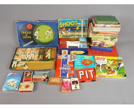 Chad Valley, Berwick and Others - A collection of vintage childrens books, games and puzzles. lot includes, Chad Valley Crick