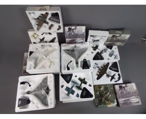 Atlas Editions - 14 boxed diecast military aircraft in various scales by Atlas Editions. Lot includes Jet Age Military Aircra
