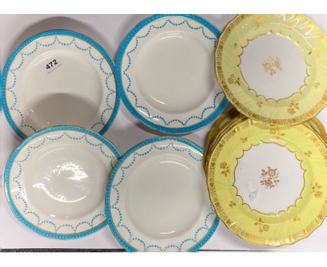 A quantity of Spode and other fine china plates.