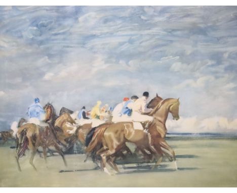   After Munnings, print, Study For a Start