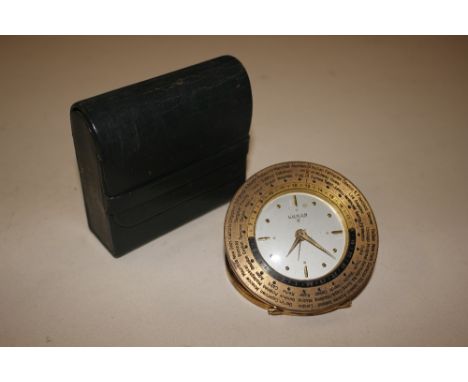 A Luxor travelling clock 