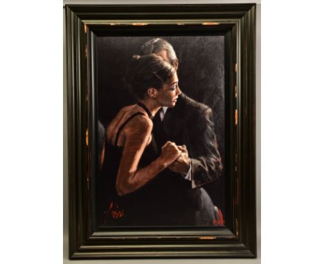 FABIAN PEREZ (ARGENTINA 1967) 'THE PROPOSAL'  a limited edition print of male and female figures 46/195, signed bottom left w