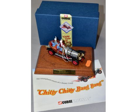 A BOXED CORGI ORIGINALS CHITTY CHITTY BANG BANG 25TH ANNIVERSARY CAR, complete with certificate of authenticity, No 764, mode