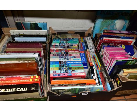 BOOKS, three boxes containing approximately one hundred titles relating to Travel, titles include Travel Guides by Insight, B