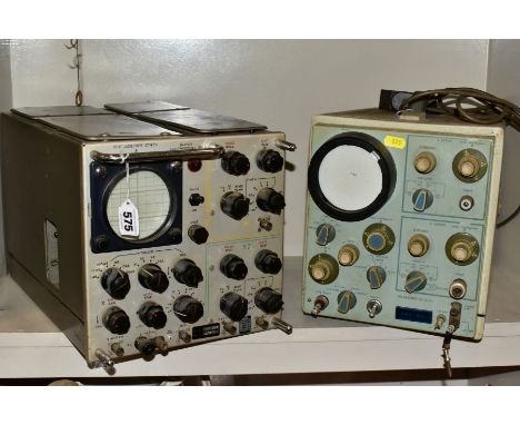 A HARTLEY ELECTROMOTIVES OSCILLOSCOPE CT436, stamped with MOD broad arrow and NATO stock number 6625-99-914-2605, four modifi