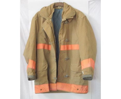 Vintage Lion Apparel 'Bodyguard' firefighter jacket, size 44R 