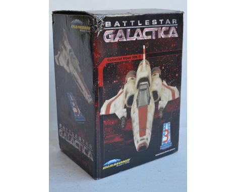 Diamond Select Toys 8" Battlestar Galactica Colonial Viper MkII model with stand, limited edition 1089/2003 in very good slig