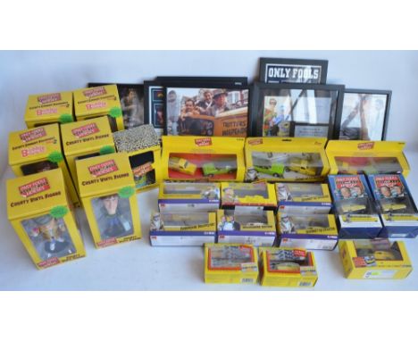 Collection of Only Fools And Horses diecast model vehicles and vehicle sets from Corgi to include 40th anniversary limited ed