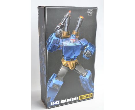 Zeta Toys ZA-03 Armageddon Blitzkrieg oversize Transformer model in at least near mint condition, all parts removed and inspe