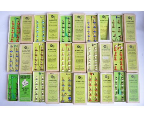 Collection of vintage and modern Subbuteo teams, most sets complete. Qty 