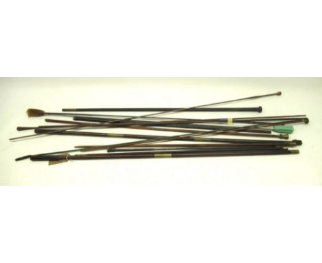 Large selection of firearm ram rods and cleaning rods of various styles and eras 