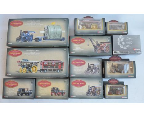Collection of Corgi 1/50 scale diecast Vintage Glory Of Steam series models to include limited editions and large sets, model