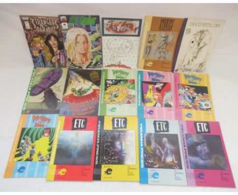 Large mixed collection of assorted comics from various publishers to inc. Piranha Press, Antarctic Press, Speakeasy Comics, M