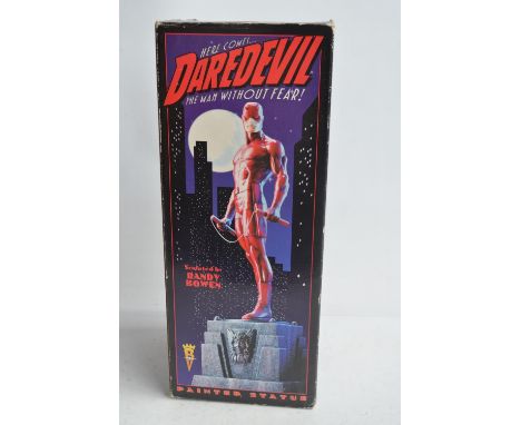 Bowen Designs Marvel Limited 1/8th scale 14" cold cast porcelain limited edition Daredevil statue, 231/4000, model in very go