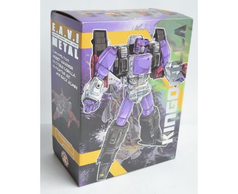 KFC (Keith's Fantasy Models) EAVI Metal P-9A Kingorilla action Transformer model (approx figure height 10") in at least near 