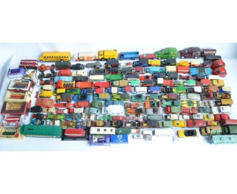 Extensive collection of mostly unboxed diecast vehicle models from Solido, Matchbox, Corgi, Dinky etc, also boxed multi vehic