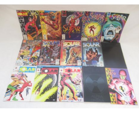 Valiant Comics - collection of mixed Solar Man of the Atom comics (approx. 64) 