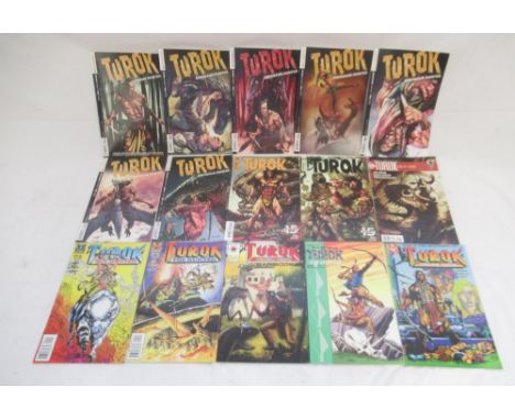 Collection of Turok Dinosaur Hunter comics from Dynamite, Dark Horse Comics and Valiant (approx. 48) 