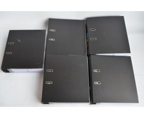 Five A4 sized ring binders containing a superb and varied collection of unit, squadron and detachment cloth badges, many coll