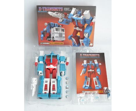 X-Transbots MX-22T City Commander 'Stack', figure height approx 11", model appears in mint condition with accessories and ins