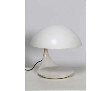 Table lamp. Lacquered metal. Cm 42,00 x 42,00 x 42,00. Cobra model table lamp (no. 629) for Martinelli Luce, present brand, 6