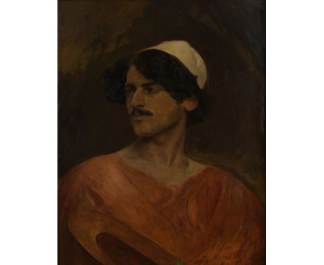 Follow of John Singer Sargent (1856 - 1925) Portrait of a Gentleman Oil on Canvas. Appears to be unsigned. Sight Size: 14.25 