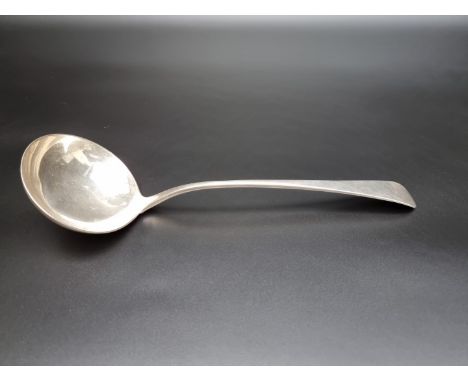 A silver Old English pattern soup ladle, by&nbsp;Martin, Hall &amp; Co, Sheffield 1911, 33cm, 274g. 