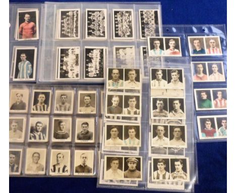 Trade cards, Football, collection of photographic cards, mainly sets, The Boys Friend Footballers (2 per card, set), Football