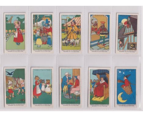 Trade cards, Fry's, Nursery Rhymes (set, 50 cards) (some light foxing to a few backs o/w good) 