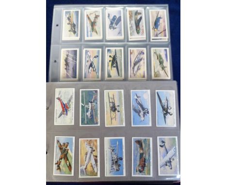 Cigarette &amp; trade cards, Aviation, 8 sets, Les Freres, Aircraft of World War 2, Player's, Aircraft of the Royal Air Force