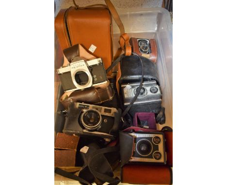 Photographic Equipment - Pentax Asahi, Rank Aldis, Kodak Brownie Reflex, Ross Ensign Ful-Vue Super, Cononet Twelve-20, etc