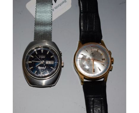 A Lings 21 Prix chronometer; a Ricoh Spacer II day/date wristwatch