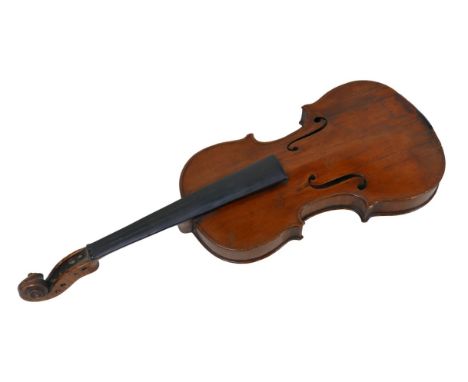 A 18th century or later violin, bearing faded label 'Antonius Stradivarius Cremonentis Faciebat Anno 1721' the last three dig