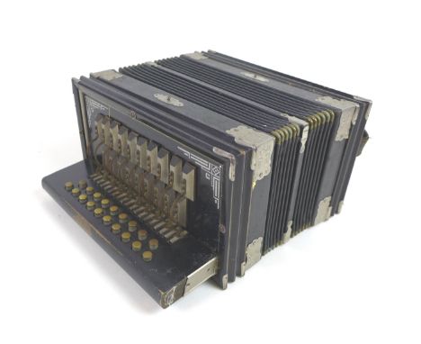 A Viceroy accordion, 29.5 by 34.5 by 16cm high.