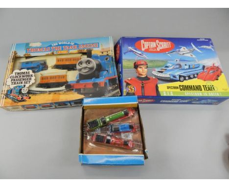 Captain Scarlett & Thomas The Tank Engine. (3)