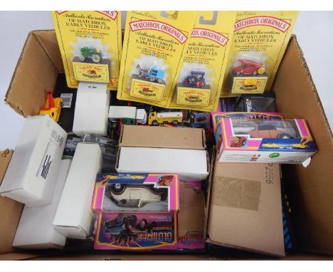Lesney Limited Edition Authentic Recreations of Matchbox early die cast vehicles, Old Timer and sundry cars and vehicles, box
