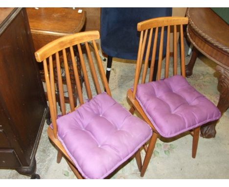 Drop Leaf Table &amp; 2 Stick Back Chairs